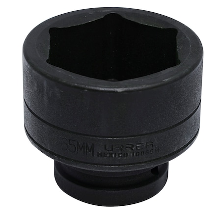 Urrea 1" Drive 6-Point Short Impact Socket 65MM 10065M